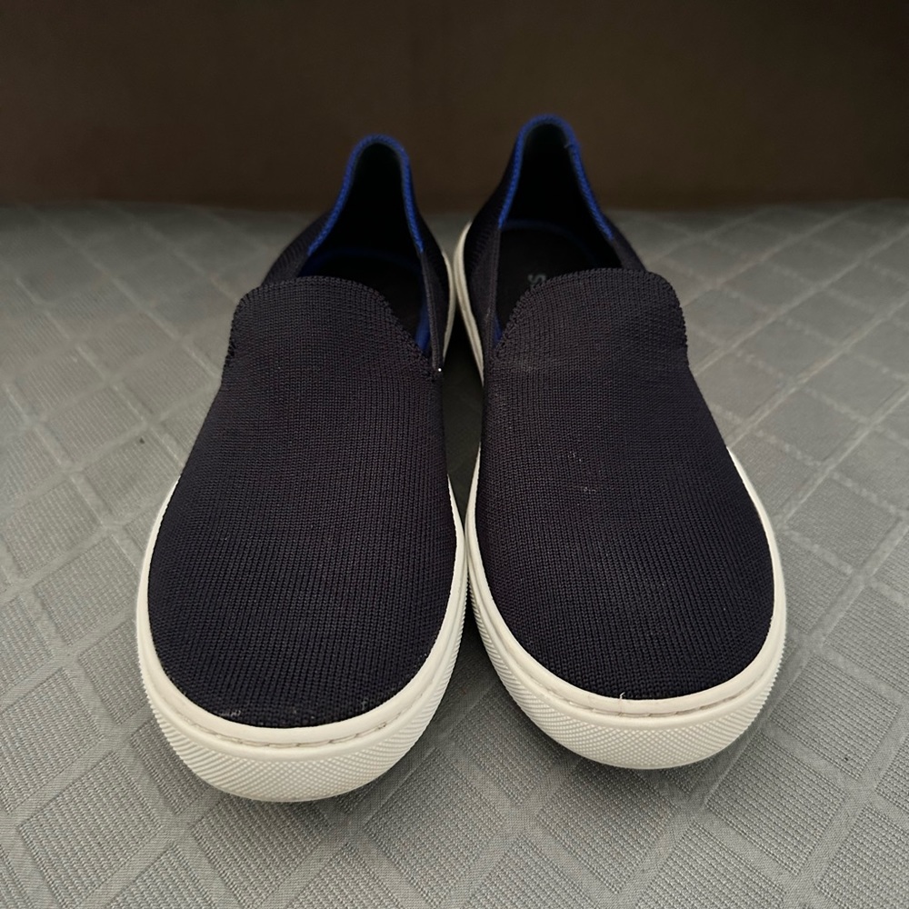 Rothy’s navy blue sneakers
